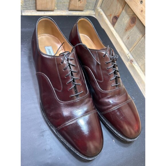 mens brown dress shoes size 13 Alden Shoe Size 13 AS IS Brown Leather Solid Men's Shoes  Labels Resale  Boutique